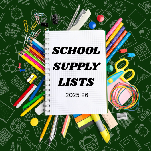 School Supply Lists 2025-26